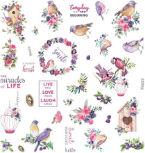 Feathers & Berries Embellishments Set (70 pieces)
