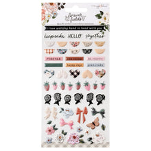 Fluffy Field Puffy Stickers