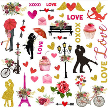 Forever Love Ephemera Pieces Set (78 Pieces)
