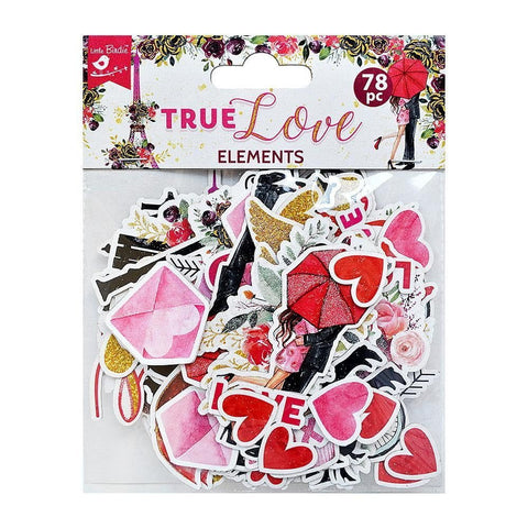 Forever Love Ephemera Pieces Set (78 Pieces)