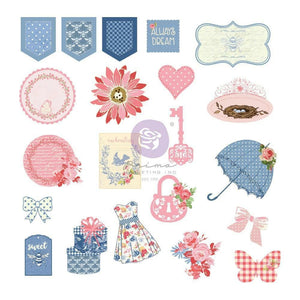 Frayed & Free Cardstock Ephemera Pieces