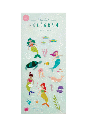Crystal Holographic Mermaids Stickers - 21 Stickers