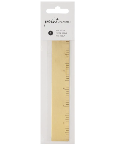 Golden Precision Mini Ruler