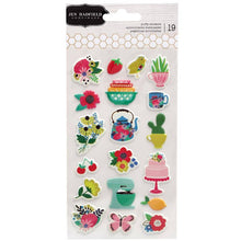 Happy Days Floral Puffy Stickers