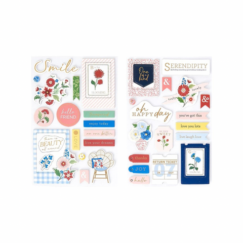 Serendipity Chipboard Stickers