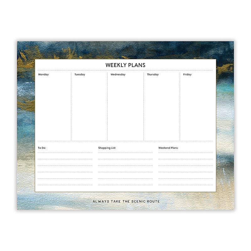 Wanderlust Desk Planner