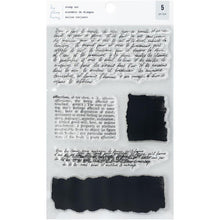 Layered Letters Clear Stamp Set