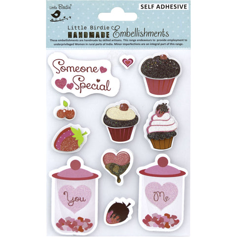 Delightfully Sweet Adhesive Embellishments Pack