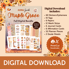 Maple Grove Digital Pack 2025 - Print & Cut Stickers, Papers and More!