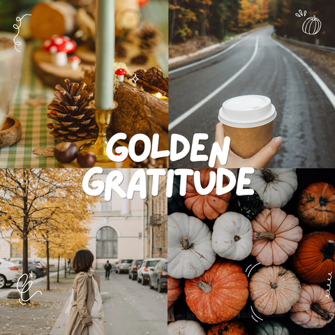Monthly Subscription - Journal Box: November - Golden Gratitude