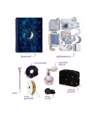 Monthly Subscription - Journal Junk Box - October: Midnight Magic