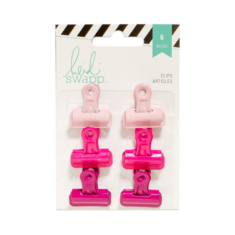 Clip It Good Pink Mini Clips - 6pcs