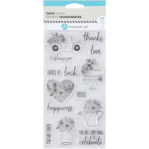 Pretty Petals Clear Stamps
