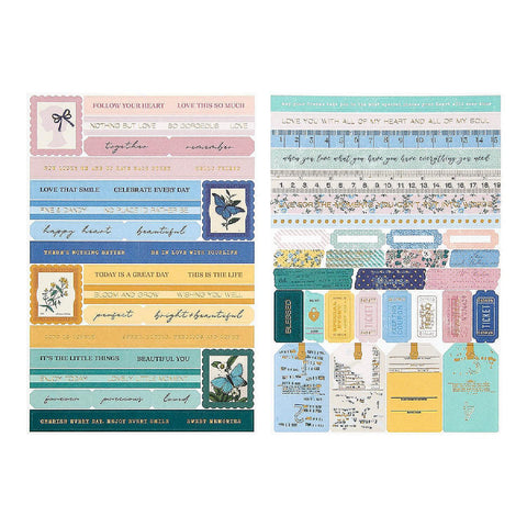 Radiant Days Cardstock Stickers Pack