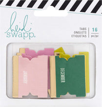 Colorful planner tabs 