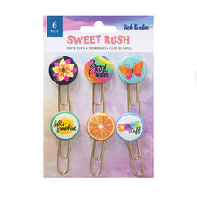 Cargar imagen en el visor de la galería, Juego de 6 clips de papel Sweet Rush
