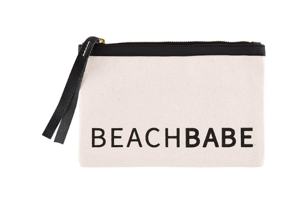 Beach Babe Canvas Pouch