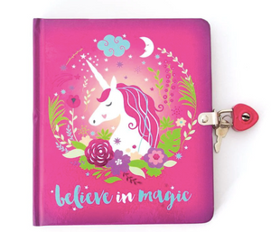 Believe in Magic Unicorn Locking Journal