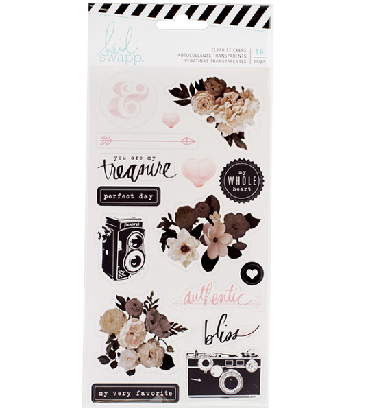 Magnolia Jane Clear Floral Sticker Set