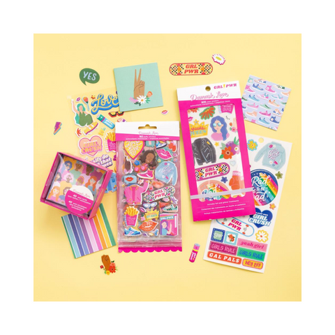 Yes Girl Yes Boxed Card & Sticker Bundle