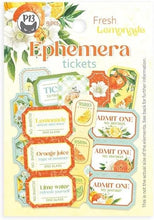 Squeeze the Day Ephemera Cardstock Die-cut Tickets 9/Pkg