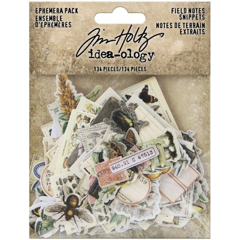 Wander & Write Ephemera Snippets - 134 Pcs