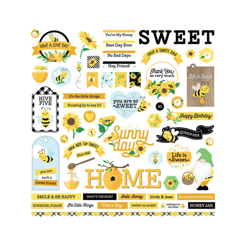 Bee-utiful Moments Bee-Themed Stickers - 12