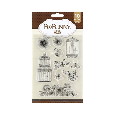 Vintage Birds Clear Stamps