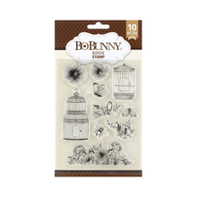 Vintage Birds Clear Stamps