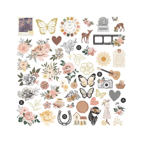 Golden Afternoon Embellishments