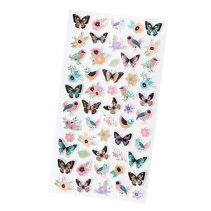 Bright Butterflies Puffy Sticker Pack