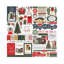 Christmas City Cardstock Stickers 12 x 12
