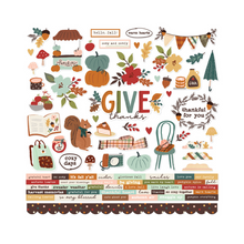 Cider and Sweets Fall Cardstock Sticker Sheet - 12