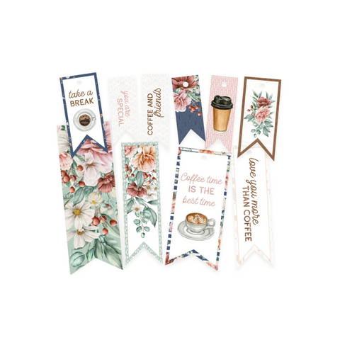 Cup of Creativity Double-Sided Cardstock Tags