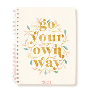 Go Your Own Way Spiral 2024 Planner