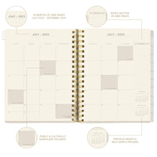 Load image into Gallery viewer, Floral Pink My Agenda 2024 Planner
