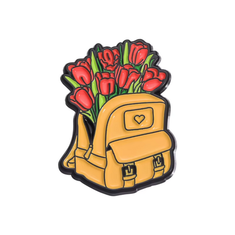 Packed with Love Enamel Pin