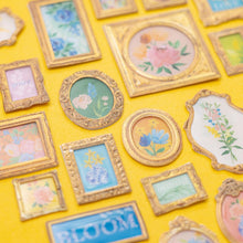 Antique Garden Floral Frames Dimensional Embellishments