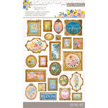 Antique Garden Floral Frames Dimensional Embellishments