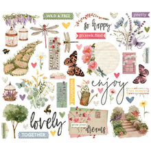 Happy Meadows Cardstock Die Cut Pieces