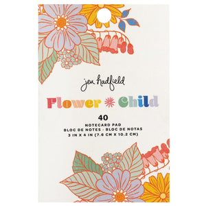 Flower Child Notecard Pad