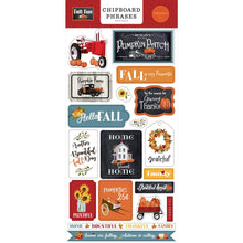 Pumpkin Spice Fall-Themed Chipboard Phrases 6x13