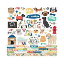 Puppy Love Dog Cardstock Stickers - 12