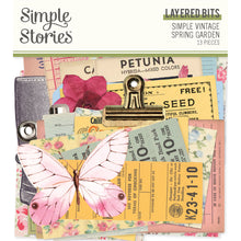 Spring Vintage Floral Layered Die Cut Pieces