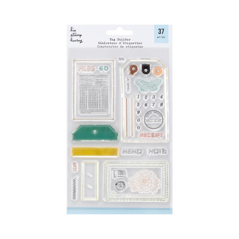 Tag Builder Clear Stamp Set