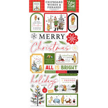 Winnie Holiday Decorative Chipboard Stickers 6
