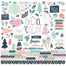 Winter Wonderland Cardstock Sticker Sheet - 12