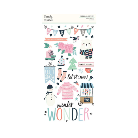Winter Wonders Cardstock Stickers