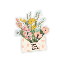 Load image into Gallery viewer, You are Loved Kiss-Cut Stickers
