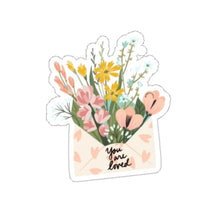 Load image into Gallery viewer, You are Loved Kiss-Cut Stickers
